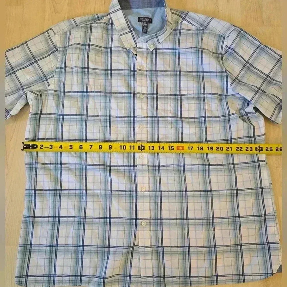 Van heusen never tuck button down shirt size XXL - Picture 5 of 7